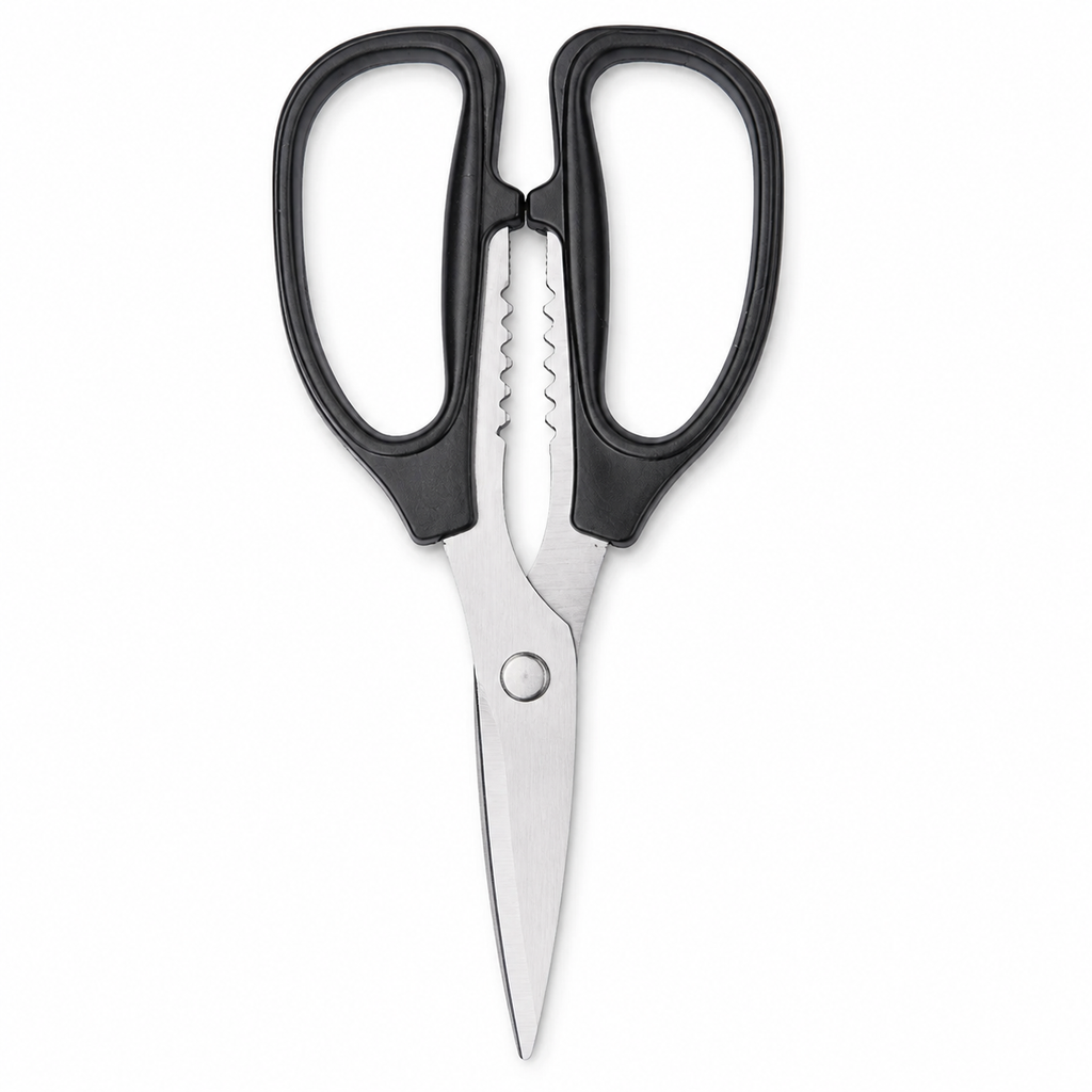 Stainless Steel Kitchen Shears with Plastic Handles