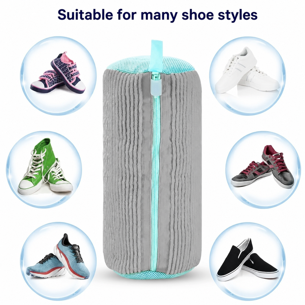SoleNest Padded Shoe Washing Bag
