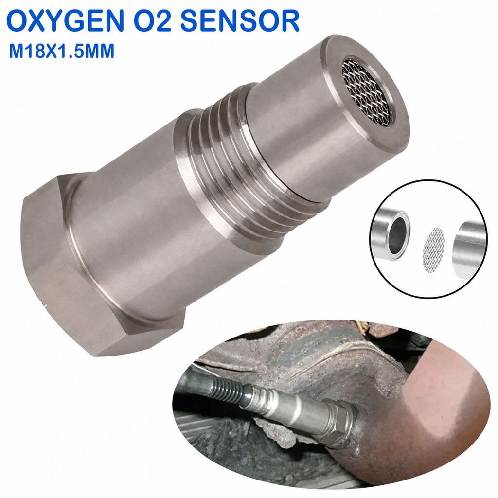 M18 × 1.5 Oxygen Sensor Adapters – 2-Piece Set
