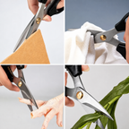 Stainless Steel Kitchen Shears with Plastic Handles