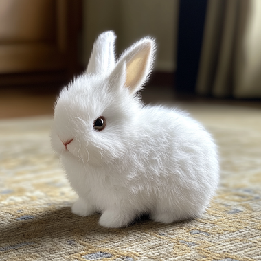 VelouraHop Snugglehare Plush Companion