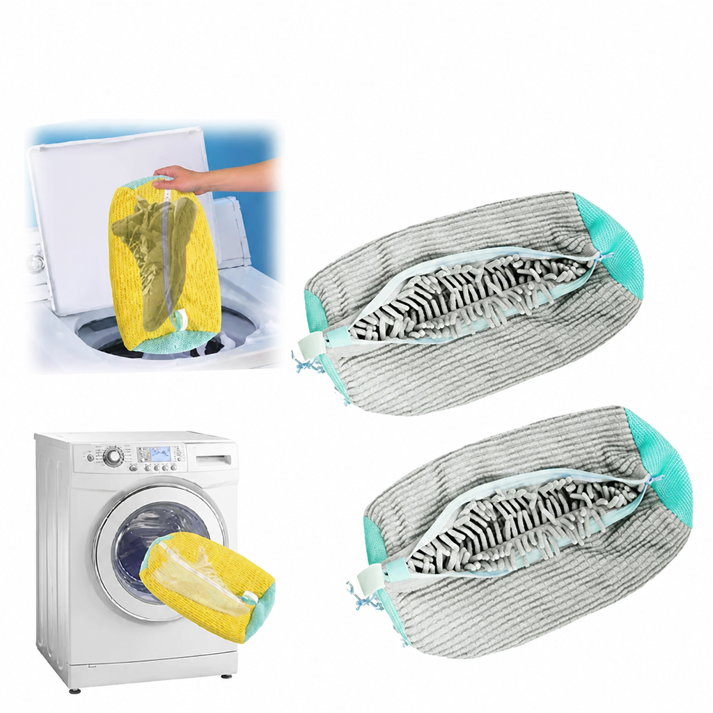 SoleNest Padded Shoe Washing Bag