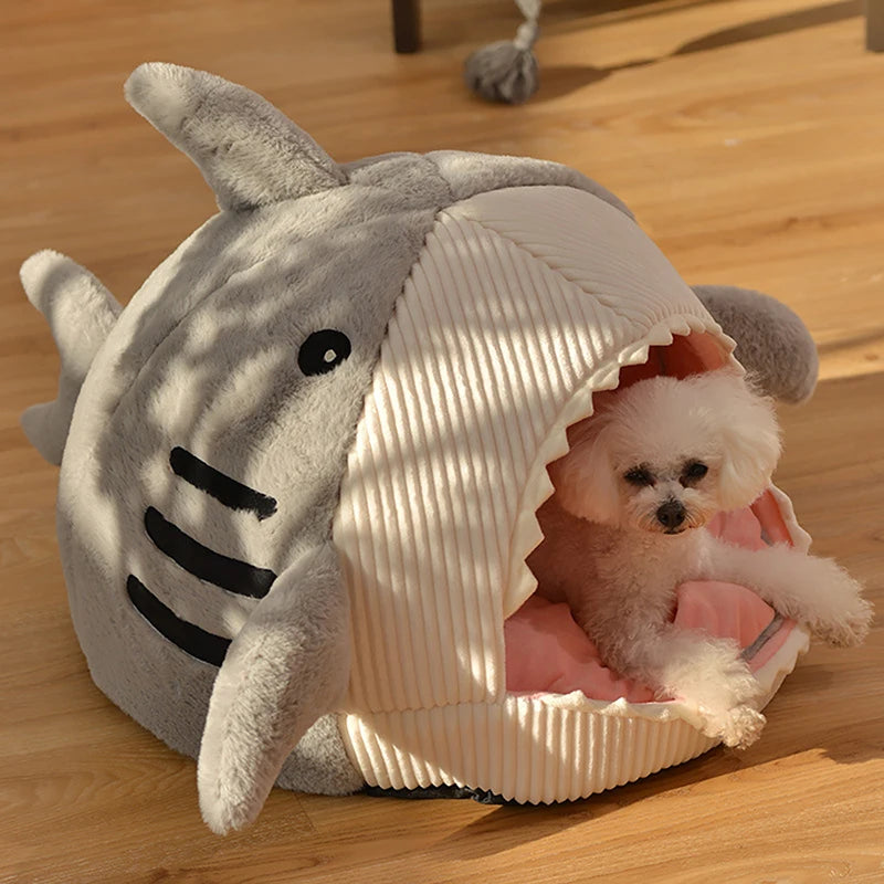 Portable Enclosed Cotton Pet Bed – product image 5
