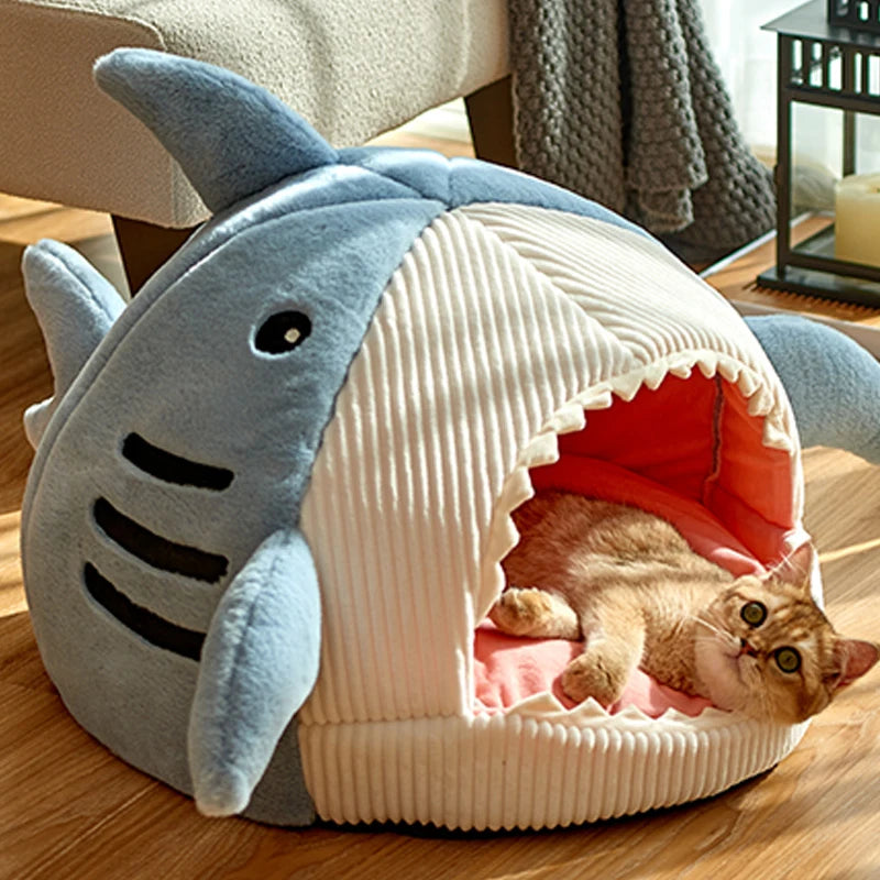 Portable Enclosed Cotton Pet Bed – product image 2
