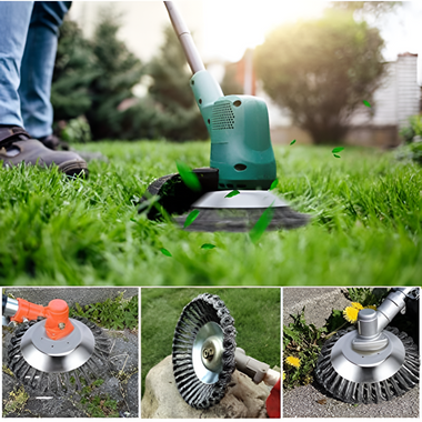 IronRoot VortexCut Steel Weed Trimmer Head for Gas and Electric String Trimmers