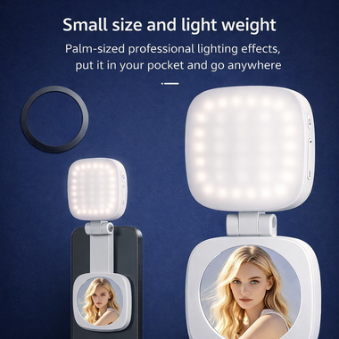 Mira Selfie Ring Light | Magnetic, Adjustable Brightness for Phone