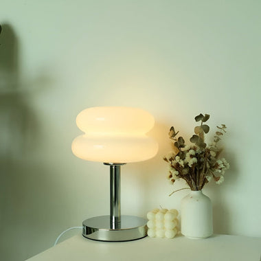 LumaPetal Glass Glow Table Lamp