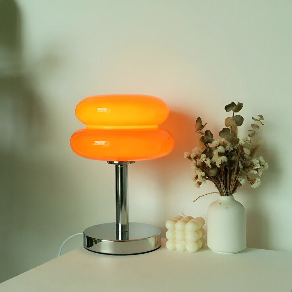 LumaPetal Glass Glow Table Lamp