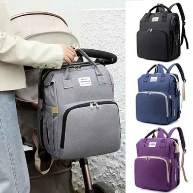 Baby Diaper Backpack – Multi-Compartment Bag with USB Port