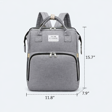 Baby Diaper Backpack – Multi-Compartment Bag with USB Port