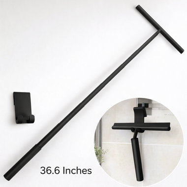 LumaReach ClaritySpan Telescopic Stainless Shower Squeegee for Glass Doors and Floors