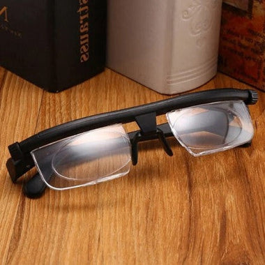 Adjustable Focus Reading Glasses for Clear Vision Without Prescription