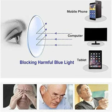 Adjustable Focus Reading Glasses for Clear Vision Without Prescription