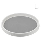 Calivara Orbit Tiered Kitchen Turntable Organizer with Dual Storage Levels