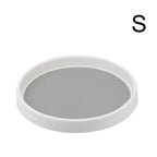 Calivara Orbit Tiered Kitchen Turntable Organizer with Dual Storage Levels