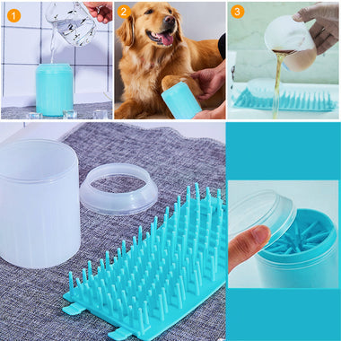 CleanStep Silicone Dog Paw Cleaner Cup