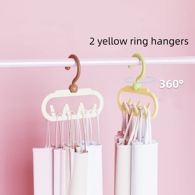 Hanging Handbag Organizer with Dust Proof Transparent Storage