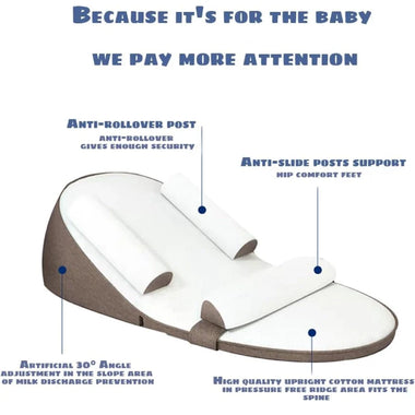Infant Support Pillow with Memory Foam Comfort