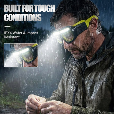 Rayo LED Headlamp | Rechargeable, Waterproof, Ultra-Bright 3
