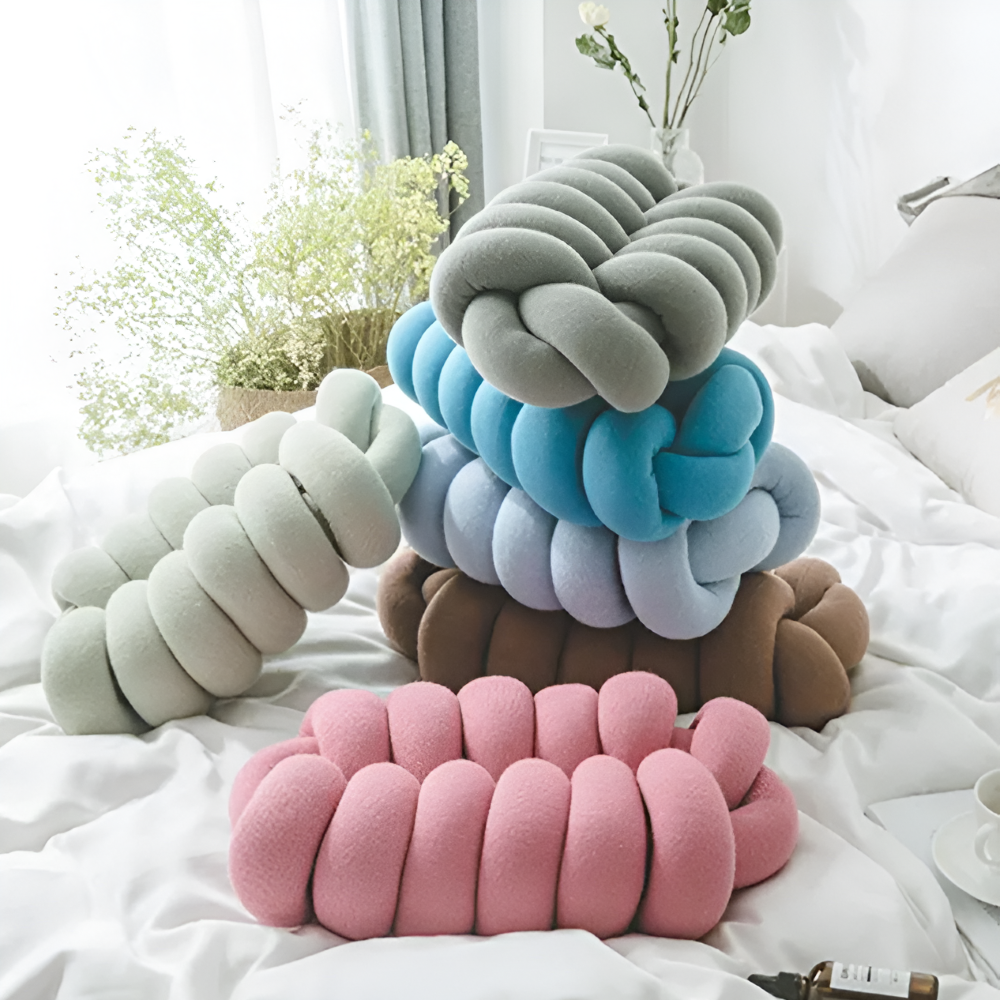 LumaWeave Cloudform Knitted Accent Pillow – product image 2