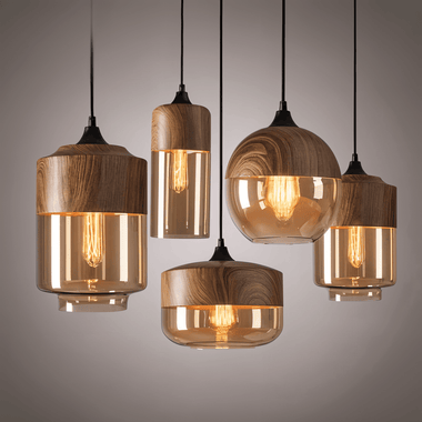 Nordic Gleam Warm Glass Pendant Light For Modern Cozy Interiors