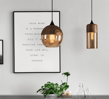 Nordic Gleam Warm Glass Pendant Light For Modern Cozy Interiors