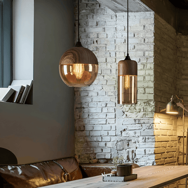 Nordic Gleam Warm Glass Pendant Light For Modern Cozy Interiors