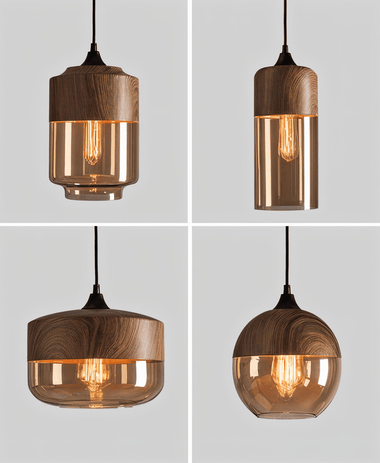 Nordic Gleam Warm Glass Pendant Light For Modern Cozy Interiors