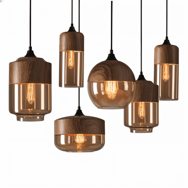 Nordic Gleam Warm Glass Pendant Light For Modern Cozy Interiors