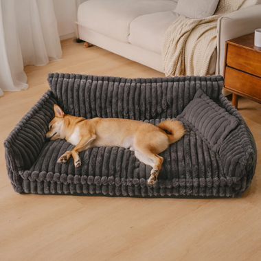 Orthopedic Dog Bed with Memory Foam Plush Washable Cover