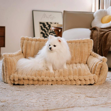 Orthopedic Dog Bed with Memory Foam Plush Washable Cover
