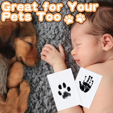 PawsPrint Pet Paw Print Ink Pad Kit Safe No Ink Keepsake for Dogs and Cats