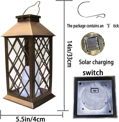 Radley Goods EverGlow Solar Hanging Garden Lantern