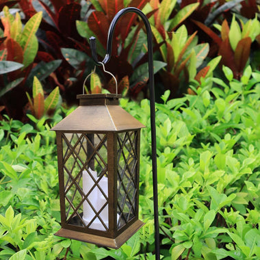 Radley Goods EverGlow Solar Hanging Garden Lantern