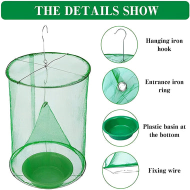 Reusable Stable Fly Trap for Outdoor Fly Control