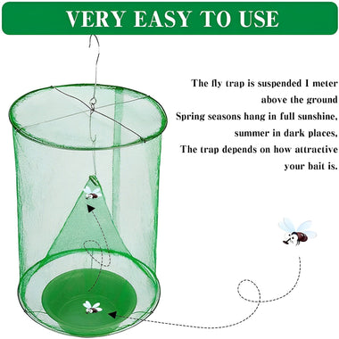 Reusable Stable Fly Trap for Outdoor Fly Control