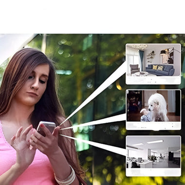 Sentriqo PulseView Compact Wireless WiFi Security Camera with 1080P HD Live Streaming
