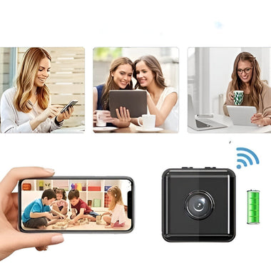 Sentriqo PulseView Compact Wireless WiFi Security Camera with 1080P HD Live Streaming