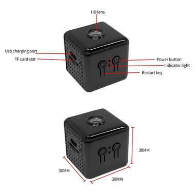 Sentriqo PulseView Compact Wireless WiFi Security Camera with 1080P HD Live Streaming