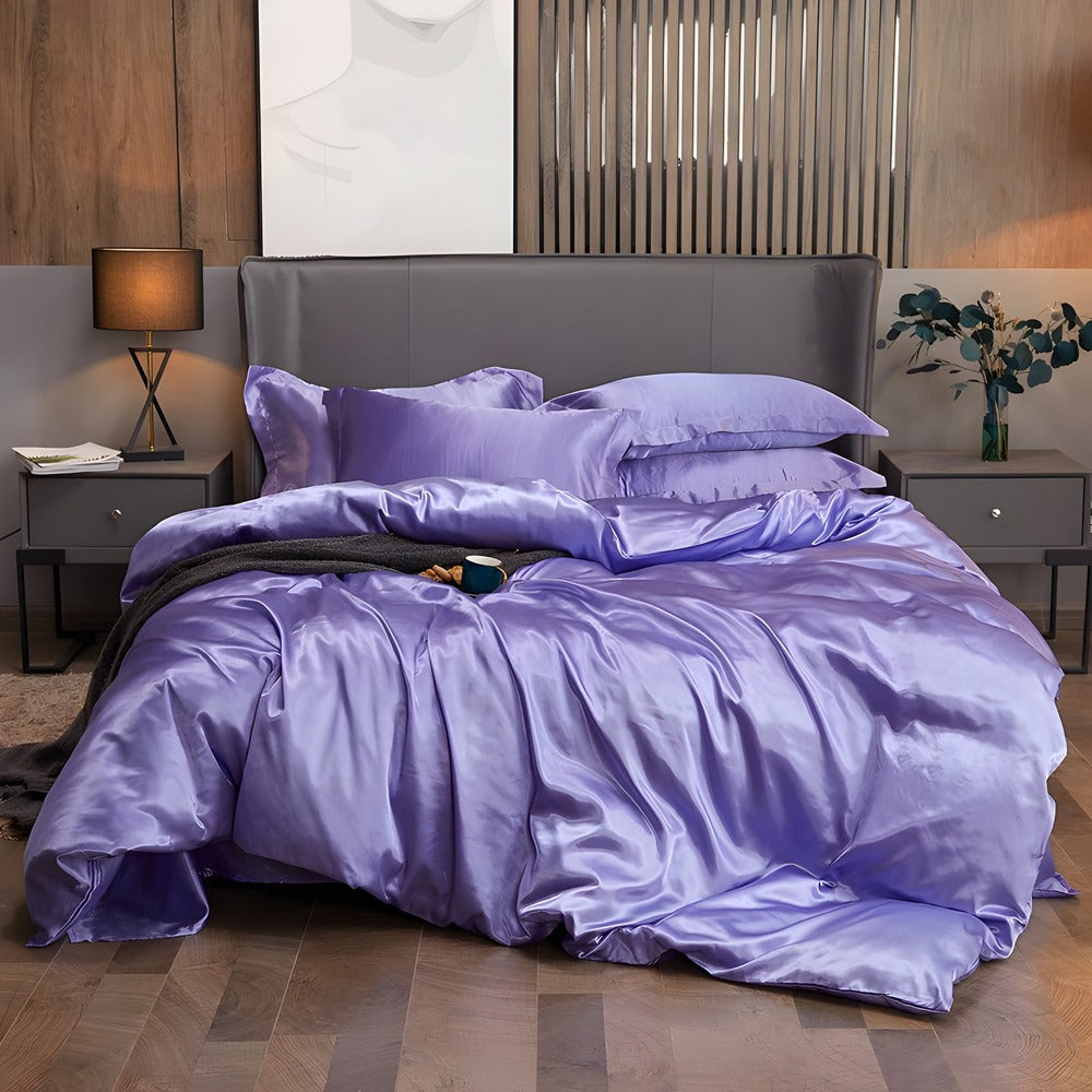 Silkenora Drift Rayon Satin Duvet Cover Set – product image 8