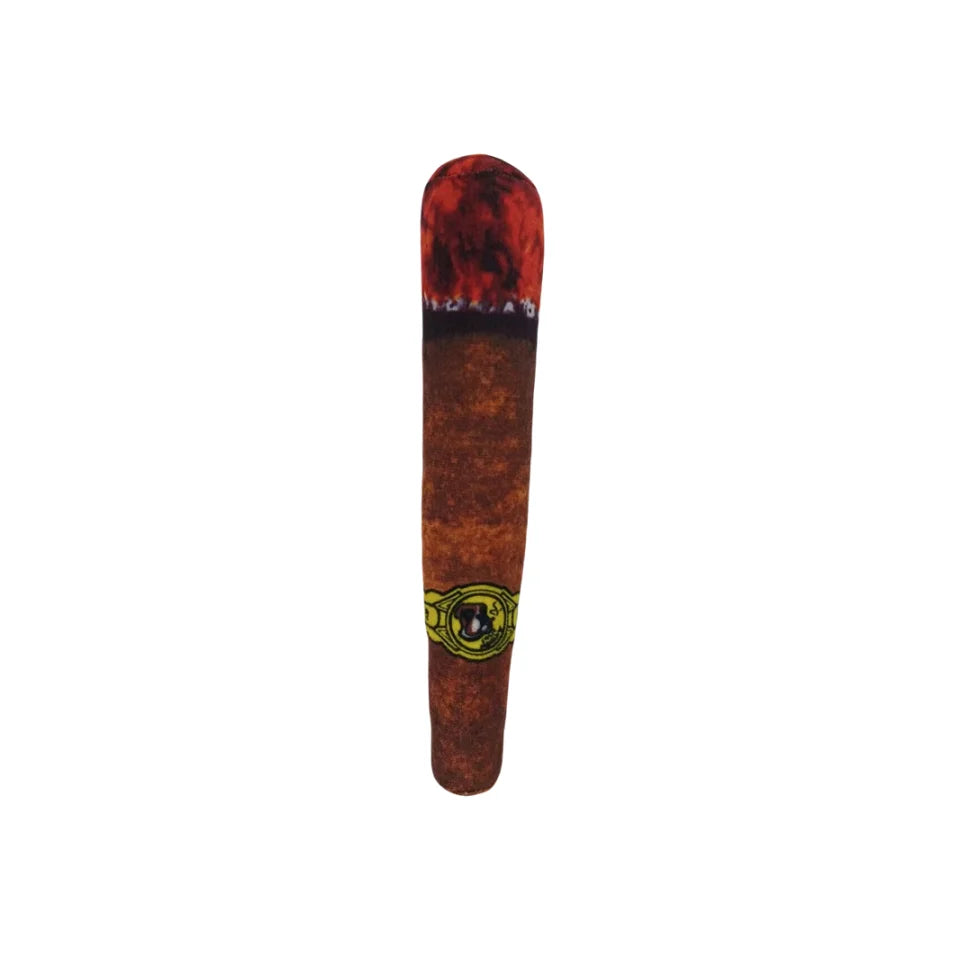 Smokey Paws Plush Cigar Dog Toy