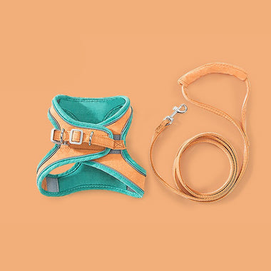 Soft Cat Harness with Leash Adjustable Vest