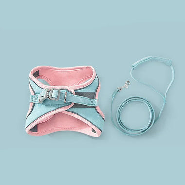 Soft Cat Harness with Leash Adjustable Vest