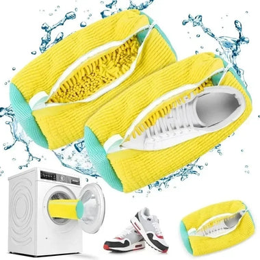 SoleNest CloudShield Machine Washable Shoe Care Bag with Cushion Fiber Lining