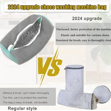 SoleNest CloudShield Machine Washable Shoe Care Bag with Cushion Fiber Lining