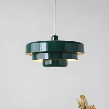 Solvara Emberglow Sculpted Orange Pendant Light