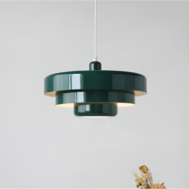 Solvara Emberglow Sculpted Orange Pendant Light