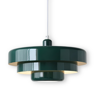 Solvara Emberglow Sculpted Orange Pendant Light