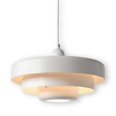 Solvara Emberglow Sculpted Orange Pendant Light