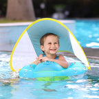 SunNest Drift Baby Swim Float with Canopy